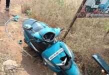 मुंबई गोवा महामार्गावर भीषण अपघात, खाजगी बसची दुचकीला धडक, दुचाकी स्वाराचा जागीच मृत्यू