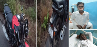 मुंबई-गोवा महामार्गावर वेरळ दर्गे जवळ दुचाकीचा भीषण अपघात, दोन जखमी (Mumbai-Goa Highway Accident)