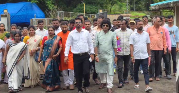 Pen MNS Sandeep Thakur Shiv Sena Entry Pen Raigad