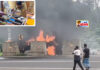 Anjanari Ghat Truck Fire : अंजणारी घाटात ट्रकला भीषण आग. चालक व क्लिनर जखमी Anjanari Ghat Truck Fire