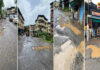 Chiplun Road Potholes : चिपळूनमध्ये रस्त्यावर मोठे खड्डे पडल्याने वाहनचालक आणि नागरिक त्रस्त; अहिल्या जनरल स्टोअरसमोर मोठे खड्डे Chiplun Road Potholes