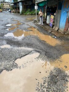 Chiplun Road Potholes